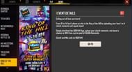 Free Fire का किंग ऑफ द हील इवेंट